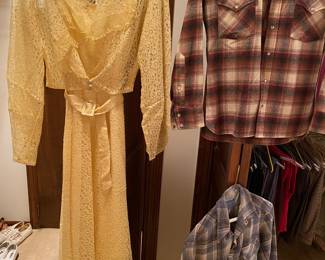 Vintage 2 Piece Dress/Jacket, Pendelton Wool Shirts