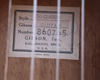 Inside Label Made in Kalamazoo MI, USA. Year Made 1967