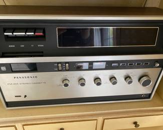Vintage Panasonic FM Stereo Cassette Recorder/Speakers