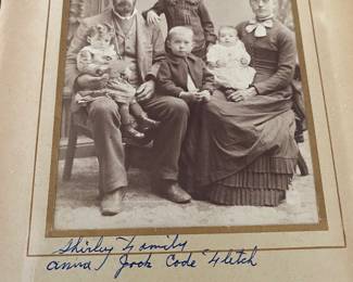 1800's Photo Family album