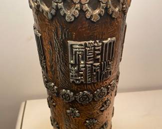 Embossed Tin on Copper ,Sillver Design 