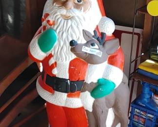 Santa blow mold decoration