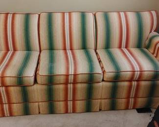 Very nice striped sofa