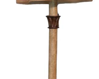 Pretty pair of buffet lamps with bumblebee accents