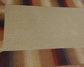 Beautiful grass & fabric rug