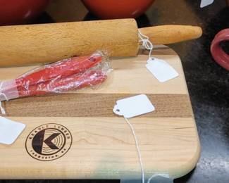 Rolling pin Keadle lumber company cutting board