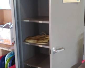 Metal storage cabinet