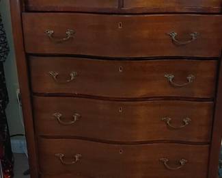 Very nice both front Oak dresser with mirror