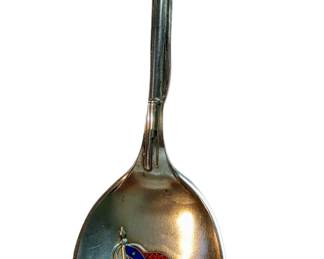 1897 Sterling Silver Spoon ( was black has been cleaned up show detail) Confederate flag
Very hard to find