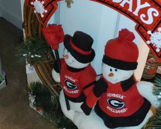 Christmas Georgia Bull Dogs