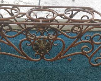 Vintage wrought iron plant stand
