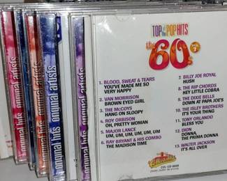 Complete set of 6 1960's Pop Hits VD set