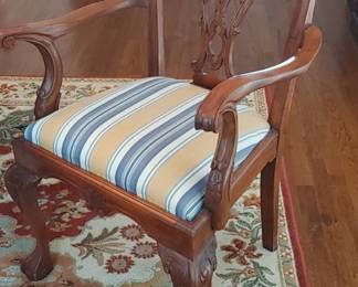  Chippendale Ball and Claw Carved Chairs 