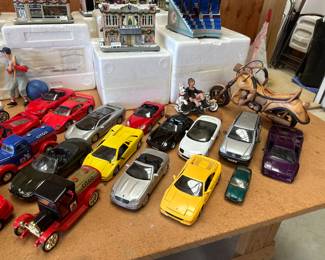 Die cast metal cars