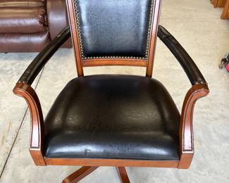Leather desk chair