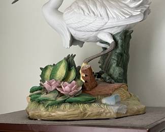 Snowy Egret figurine Napco
