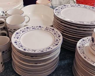 Blue & white dishes