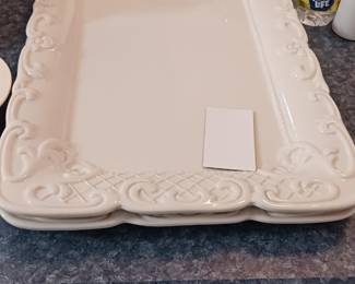 Ceramic party trays