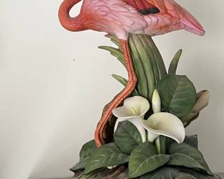 Andrea Sadek pink flamingo figurine