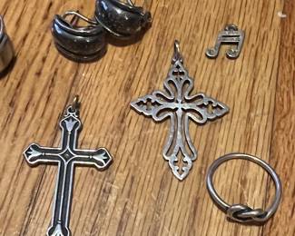 Everything in this image is James Avery… Including those rare French-clip buggy earrings