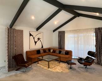 This whole living room is amazing… And the majority of it is original from a 1969 apartment that was completed under the guidance of a high-end decorator in downtown Fort Worth. 