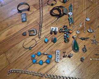Some wonderful signed pieces and  an incredible sterling silver wallet chain… Close-up pictures and more info on all of these at the end!