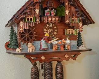 Bavarian wall clock