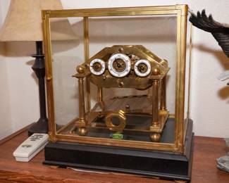 Vintage brass Congreve clock