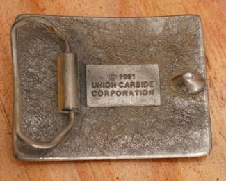 Vintage Union Carbide buckle