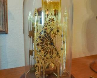 Vintage cathedral skeleton clock