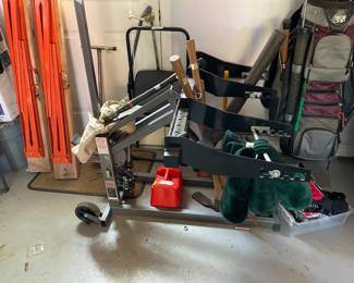 riding mower lift