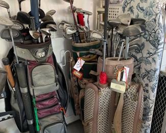 golf clubs & bags