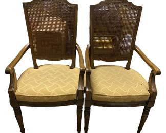 Cane Back Dining Chairs