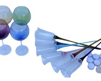 Wine Glasses and Candle Holders