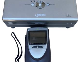 Sharp Notevision and RCA Pocket TV