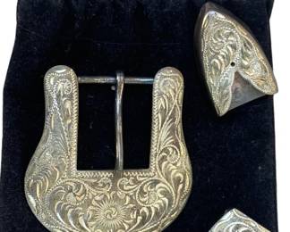 Mexican Sterling Belt Buckle