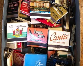 Vintage advertising matchbooks - Seattle, Hawaii, Las Vegas & more