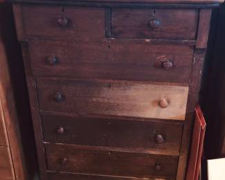 Oak dresser - finish AS IS (34”L, 19”D, 47” H) 