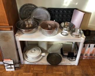 Baking pans, Salton hot tray & more