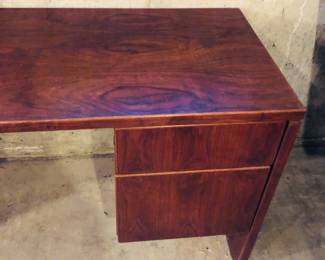 Detail of rosewood desk