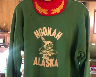 Vintage Hanes Wind Shield “Hoonah Alaska” sweatshirt & trucker hat