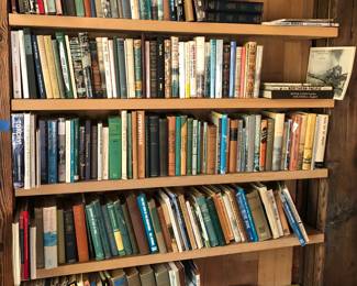 Some of the MANY books - this is only about 25% of them.  LOTS of Seattle & Northwest history titles including many SIGNED copies. Client has been collecting books since he was in college in the 1950s & also inherited many books. 