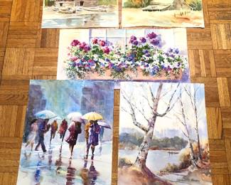 Watercolors by NW artist Julie Creighton