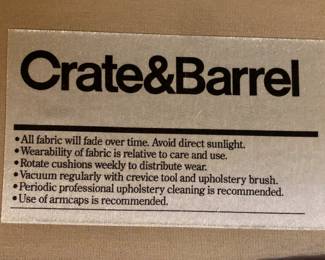 Label on C & B chair