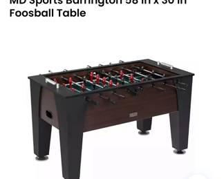 Foosball still in box