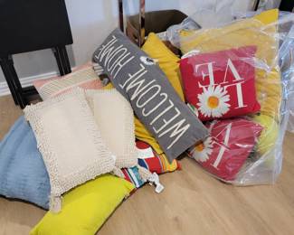 Pillows indoor and outdoor