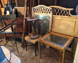 Some of the furniture