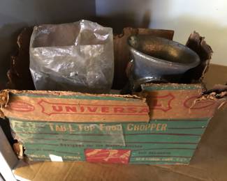 Vintage Universal Table Top Food chopper