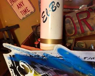 Remember the El-Bo bar in Winter Haven?  This is one of the wall lighting fixtures!