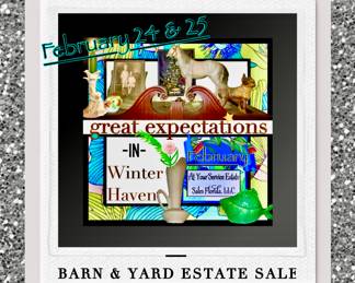 The First Weekend for Great Expectations in Winter Haven will be held in the Barn & Yard. 